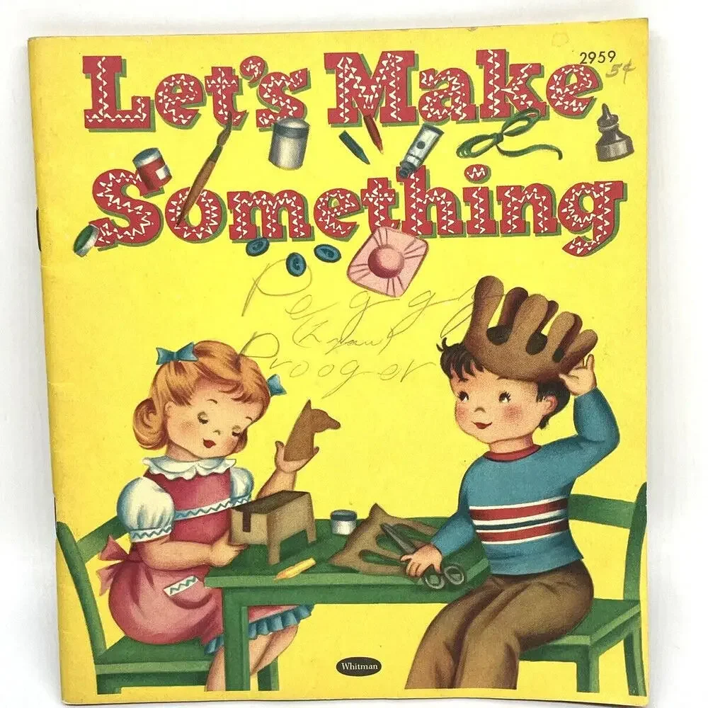 Vintage 1950s Activity Books‎ Whitman Golden Easter Dot To Dot LOT of 6